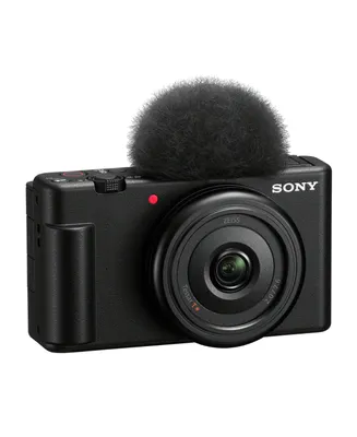 Sony Zv-1F Vlog Camera for Content Creators and Vloggers (Black) Bundle