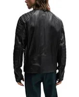 Boss by Hugo Men's Regular-Fit Genuine Leather Jacket