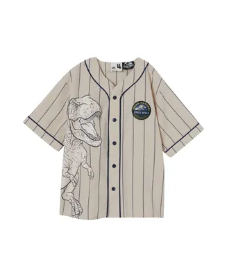 Cotton On Big Boys Character Baseball Short Sleeve Shirt
