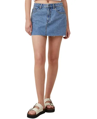 Cotton On Women's Denim Mini Skirt