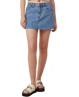 Cotton On Women's Denim Mini Skirt