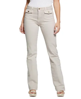 Guess Women's Sexy Pocket Flare Jeans