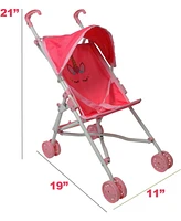 The New York Doll Collection Unicorn Baby Doll Stroller