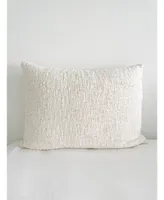 Cozy Cotton Ivory Boucle Dutch Euro Pillow Cover 28x36