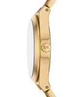 Michael Kors Women's Lennox Three-Hand -Tone Stainless Steel Watch 37mm