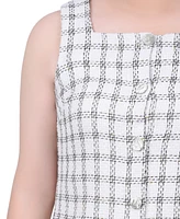 Ny Collection Women's Long Sleeve Tweed Dress Set, 2-Pc.