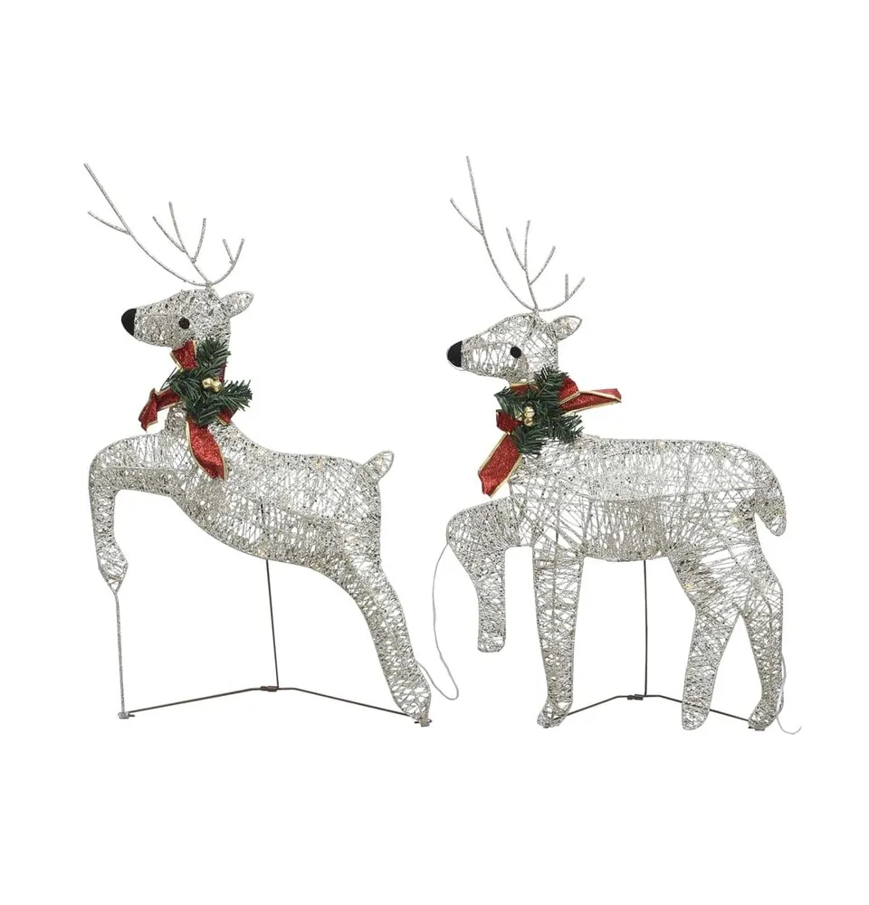 Christmas Reindeers 2 pcs Gold 40 LEDs