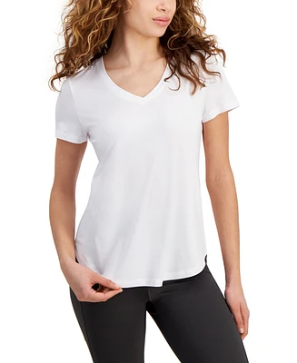 Id Ideology Women's V-Neck Short-Sleeve T-Shirt, Created for Macy's