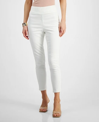 I.n.c. International Concepts Women's Pull-On Skinny Cropped Jeans, Created for Macy's