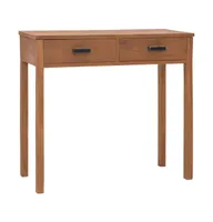 Office Desk 31.9"x15.7"x29.5" Solid Teak Wood