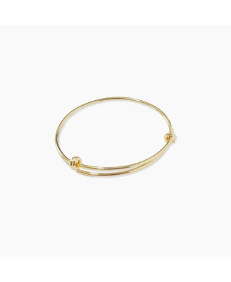 sanctuaire Twisted Knot Bangle Bracelet Gold