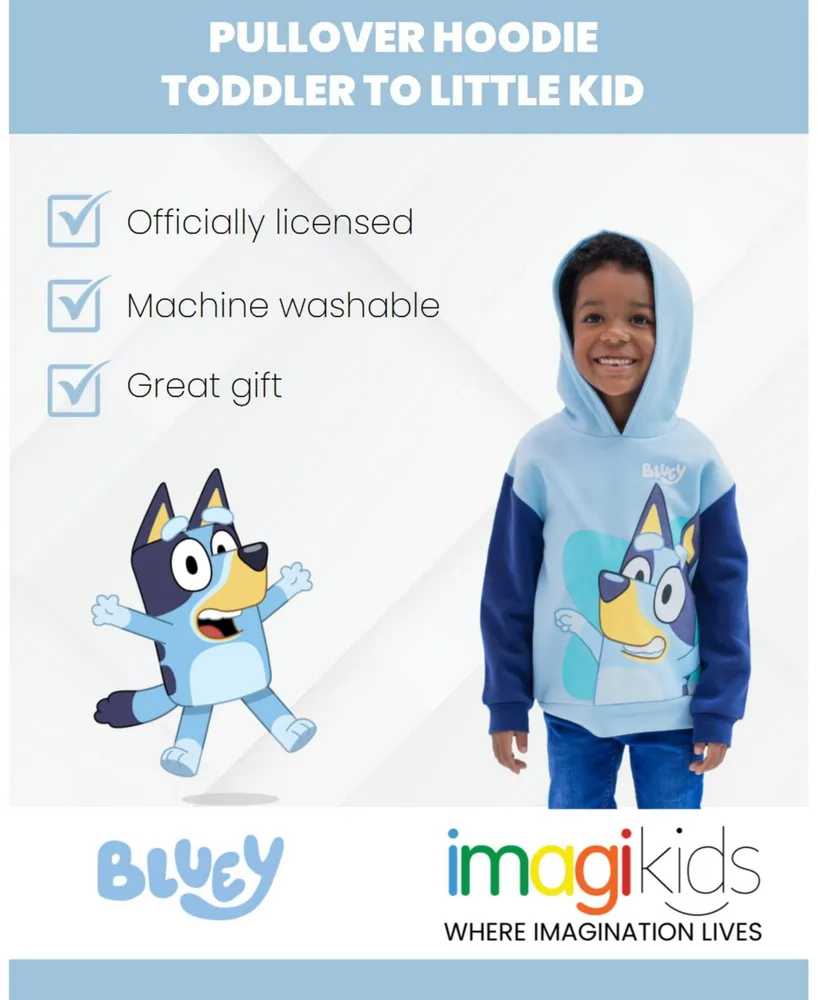 Bluey Bingo Fleece Pullover Hoodie Toddler |Child Boys