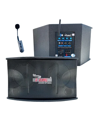 5 Core Voice Amplifier 200W Active Portable Pa Speaker System w Wireless Lavalier Microphone 5C Aps