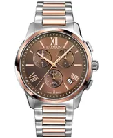 Balmain Men's Swiss Chronograph Madrigal Two-Tone Stainless Steel Bracelet Watch 42mm