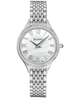 Balmain Women's Swiss Balmain de Balmain Diamond (1/4 ct. t.w.) Stainless Steel Bracelet Watch 29mm