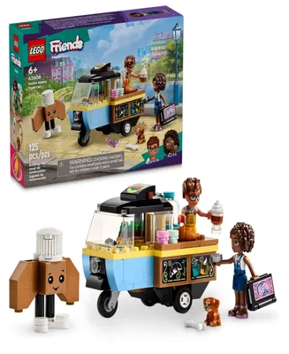Lego Friends 42606 Mobile Bakery Food Cart Toy Building Set with Aliya and Jules Minifigures