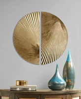 Madison Park Radiant Half-Moon 2-Pc Metal Wall Decor Set
