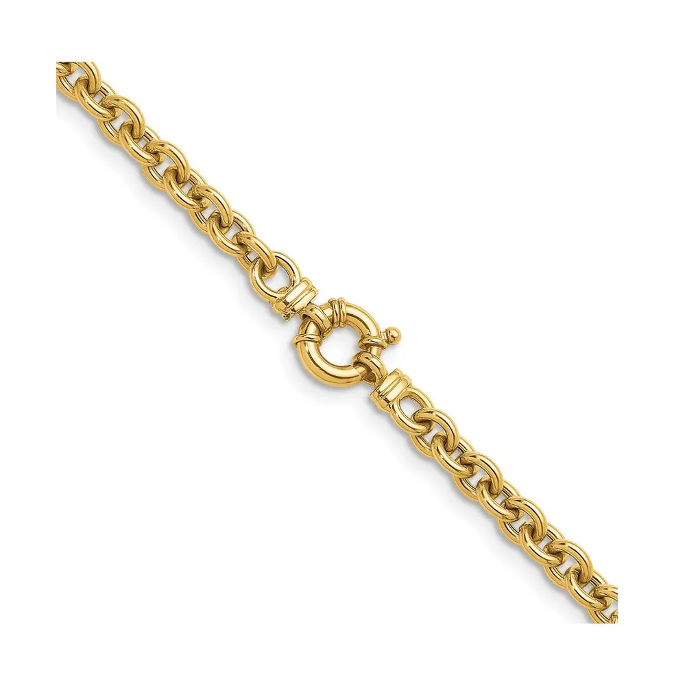 14K Gold Retro Omega Necklace – WM Harold Jewelers