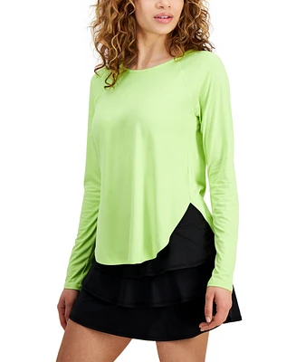 Id Ideology Women's Performance Long-Sleeve Top, Created for Macy's