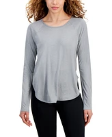 Id Ideology Women's Performance Long-Sleeve Top, Created for Macy's