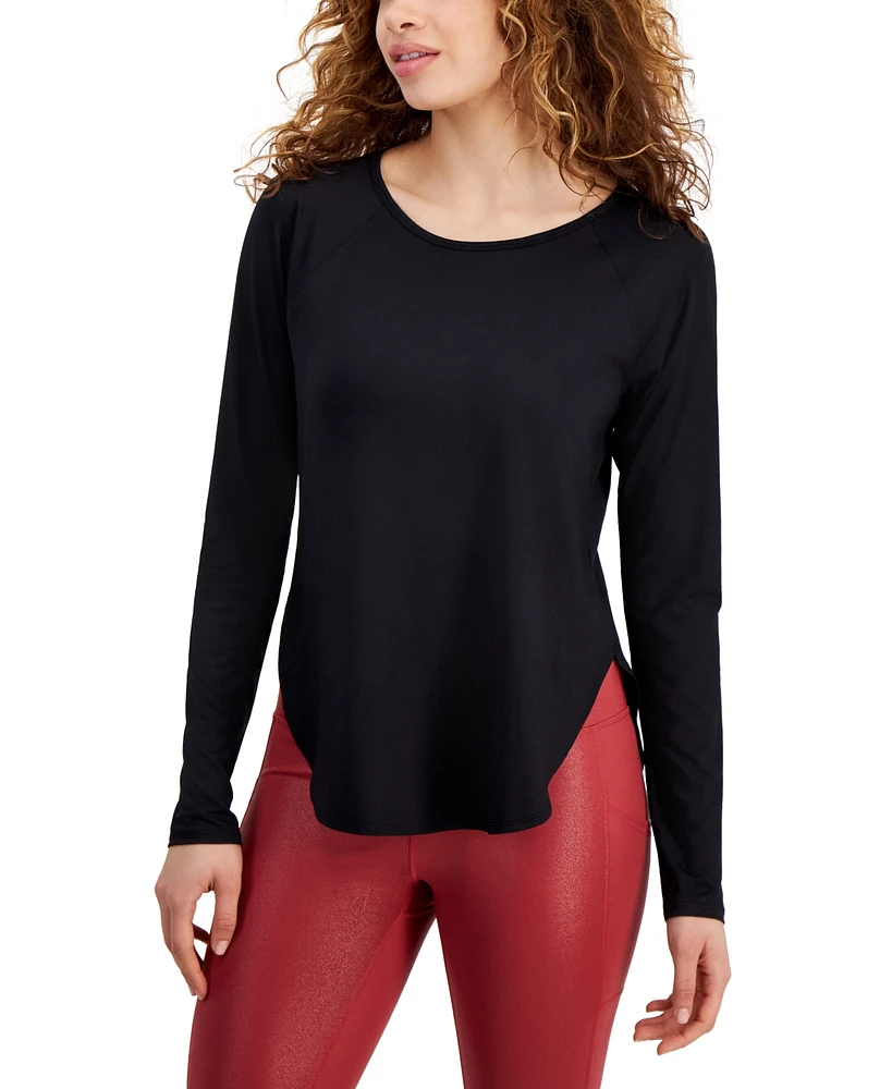 Id Ideology Women's Performance Long-Sleeve Top, Created for Macy's