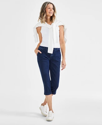 Style & Co Women's Mid-Rise Comfort Waist Capri Pants, Exclusively at Macy's