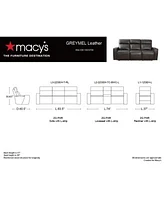 Greymel Zero Gravity Leather Sofa Collection Created For Macys