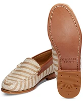 Gh Bass Women's Weejuns Venetian Striped Fabric Loafers