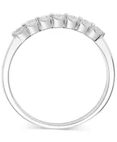 Diamond Seven Stone Band (1/4 ct. t.w.) in 14k White Gold