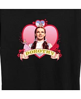 Hybrid Apparel Trendy Plus Wizard of Oz Dorothy Hearts Graphic T-shirt
