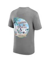 Men's Tommy Bahama Gray Buffalo Bills Thirst and Gull T-shirt