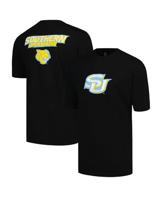 Men's Fisll Black Southern University Jaguars Applique T-shirt