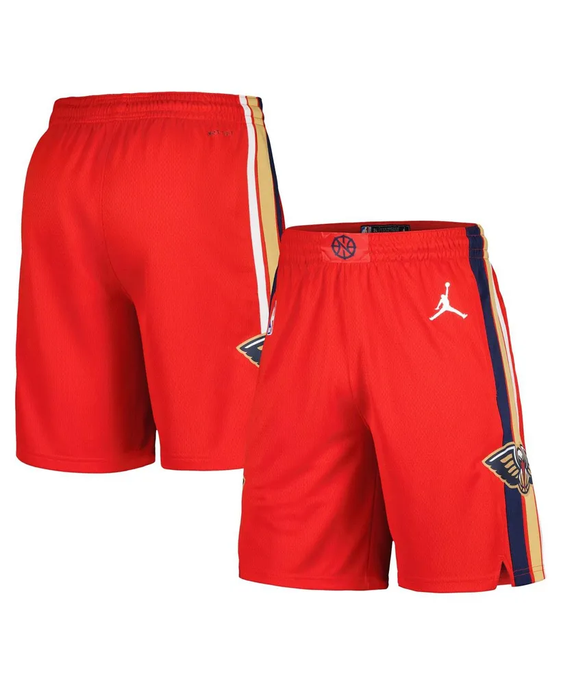 Men's Jordan Red New Orleans Pelicans Statement Edition Swingman Shorts