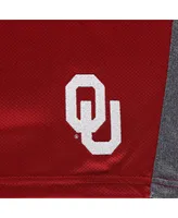 Men's Profile Crimson Oklahoma Sooners Big and Tall Textured Shorts