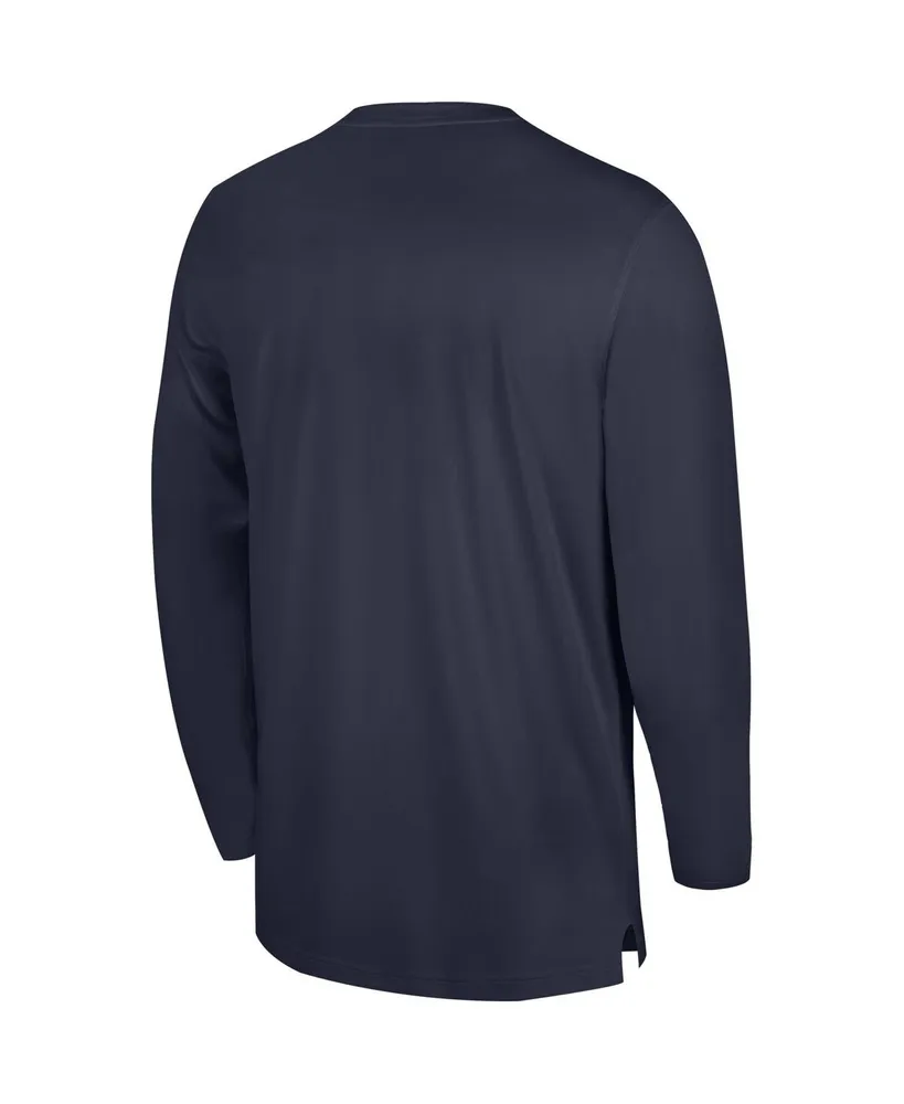 Men's Nike Navy Team Usa Uv Coach Long Sleeve Performance T-shirt
