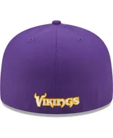 Men's New Era Purple Minnesota Vikings Flawless 59FIFTY Fitted Hat