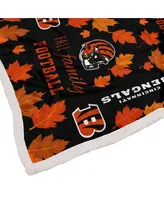 Pegasus Home Fashions Cincinnati Bengals 60" x 70" Fall, Family and Football Flannel Fleece Sherpa Blanket