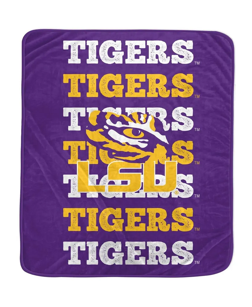 Pegasus Home Fashions Lsu Tigers 60'' x 70'' Logo Wordmark Plush Blanket