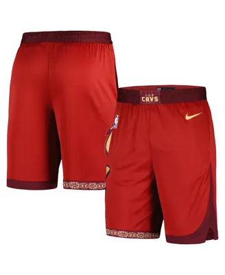 Men's Nike Wine Cleveland Cavaliers 2023/24 City Edition Swingman Shorts