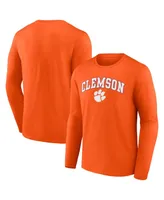 Men's Fanatics Clemson Tigers Campus Long Sleeve T-shirt