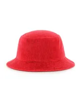 Men's '47 Brand Red Tampa Bay Buccaneers Thick Cord Bucket Hat