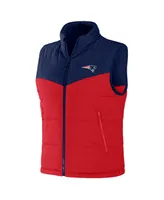 Men's Nfl x Darius Rucker Collection by Fanatics Navy New England Patriots Colorblocked Full-Zip Vest