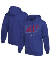 Men's Royal Buffalo Bills Backfield Combine Authentic Pullover Hoodie