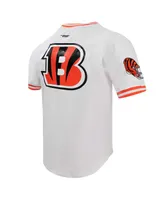 Men's Pro Standard Joe Burrow White Cincinnati Bengals Player Name and Number Mesh T-shirt