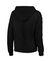 Women's Colosseum Black Nebraska Huskers Loud and Proud Pullover Hoodie