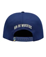 Men's and Women's Navy Club America Me Da Mi Calaverita Snapback Hat