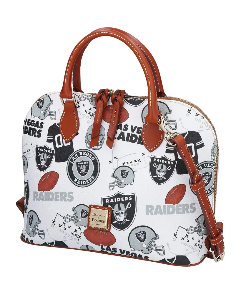 Women's Dooney & Bourke Las Vegas Raiders Gameday Zip Zip Satchel