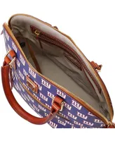 Women's Dooney & Bourke New York Giants Signature Domed Zip Satchel Purse