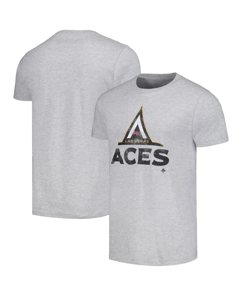 Men's and Women's Stadium Essentials Heather Gray Distressed Las Vegas Aces Hometown T-shirt