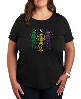 Air Waves Trendy Plus Mardi Gras Graphic T-shirt